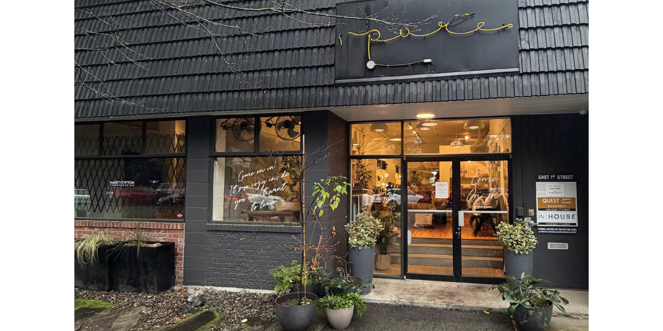 Street view of the exterior of 153 East 1st Street, Unit 161