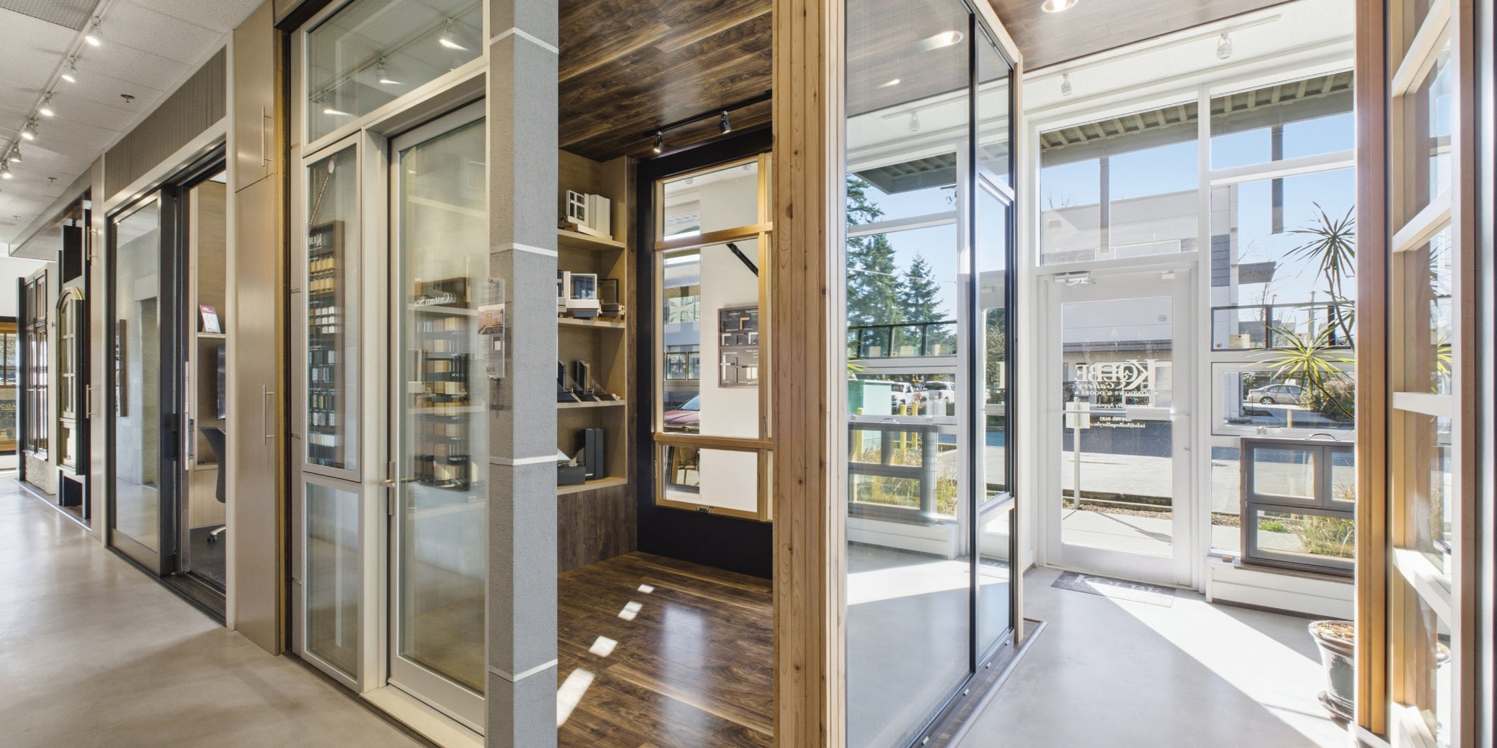 185 Forester Street interior entrance and office spaces with natural light