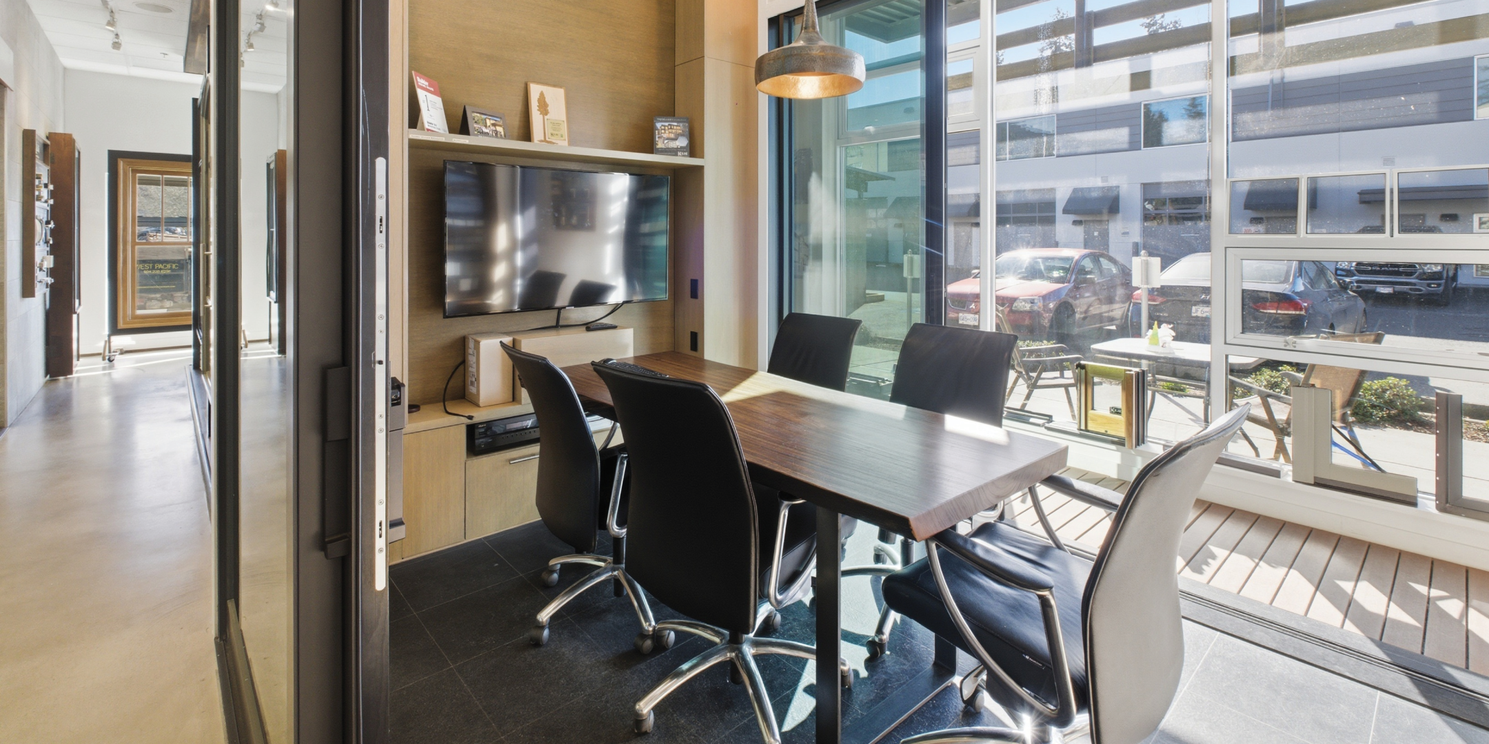 185 Forester Street interior meeting room with natural light