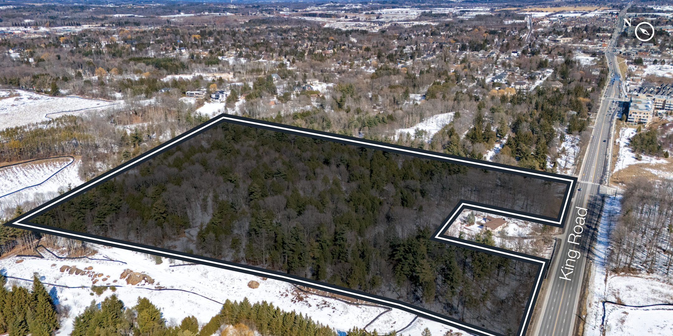 2650 King Road northeast aerial shot