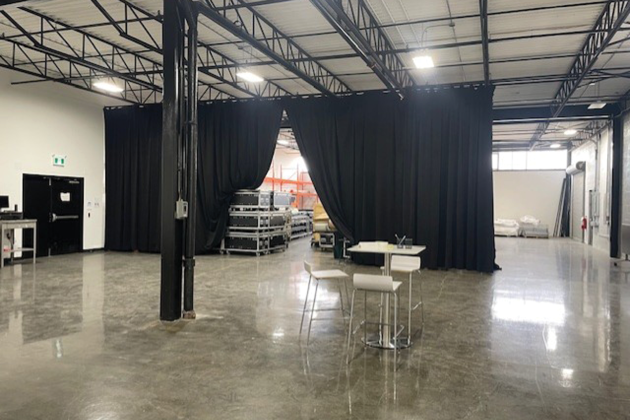 36 Horner Avenue  industrial area with large empty space and storage