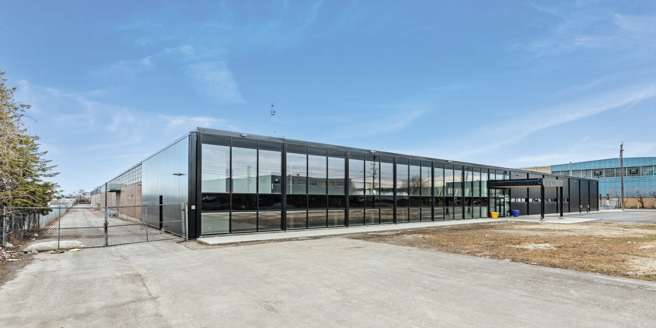 37 Bethridge Road building exterior showing main entrance and loading area