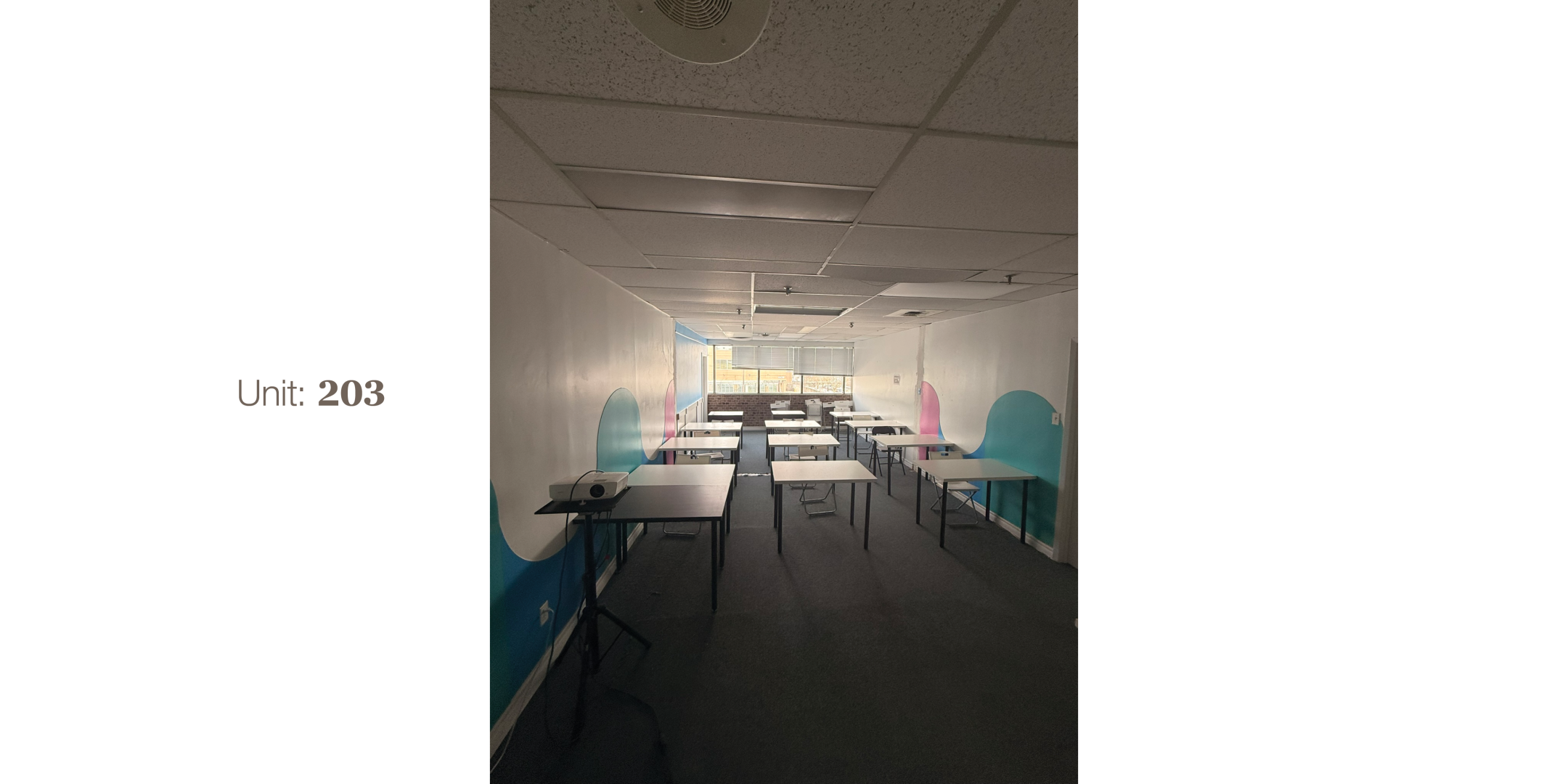 4433 Sheppard Avenue E Unit 203 Office Space with desks and chairs