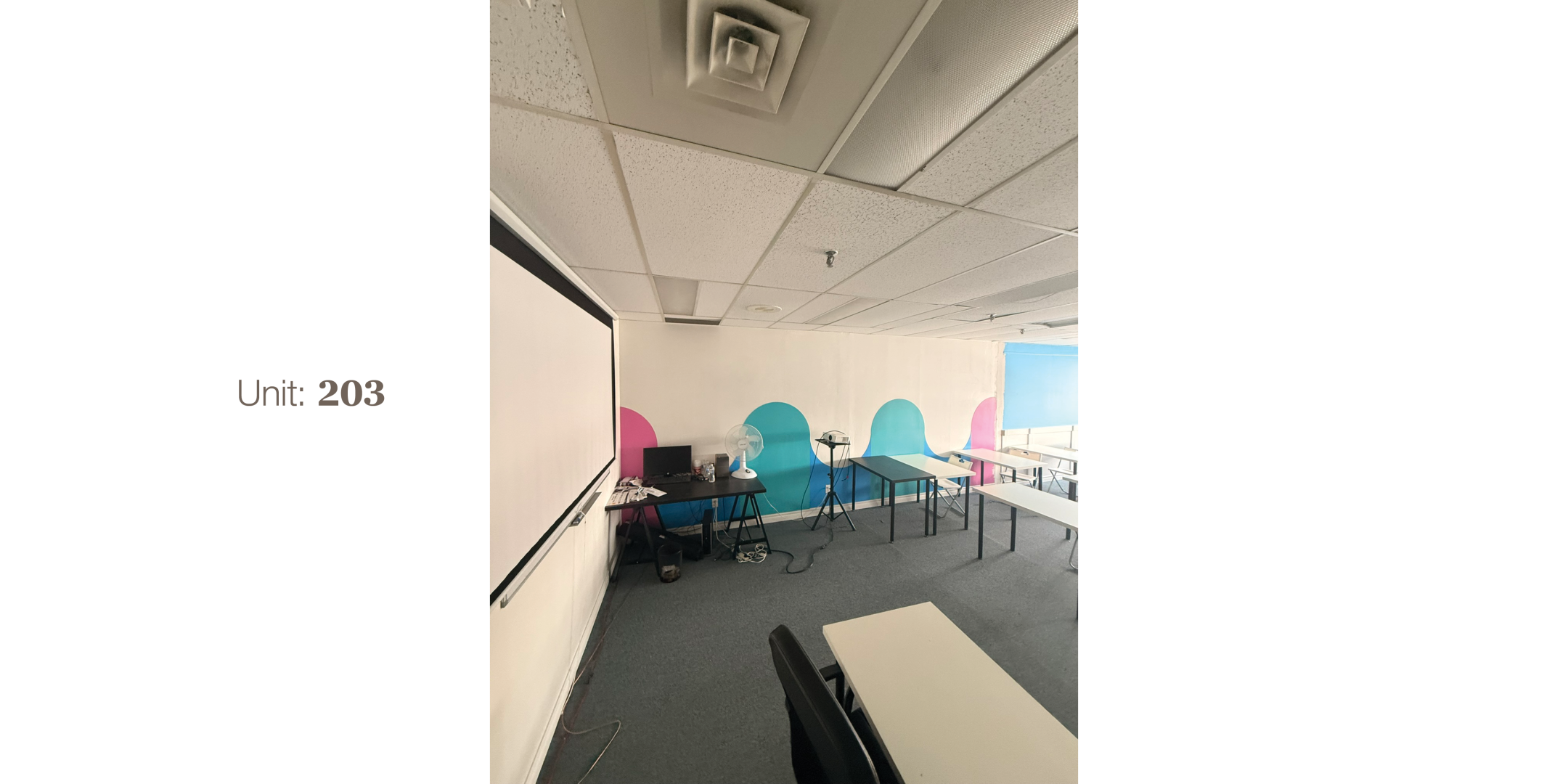 4433 Sheppard Avenue E Unit 203 Office Space with desks and chairs