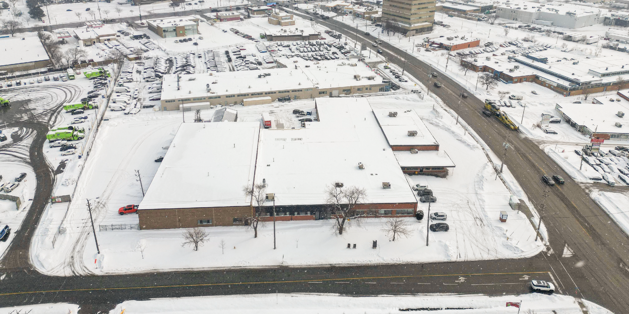 168 Rexdale Blvd Building Side