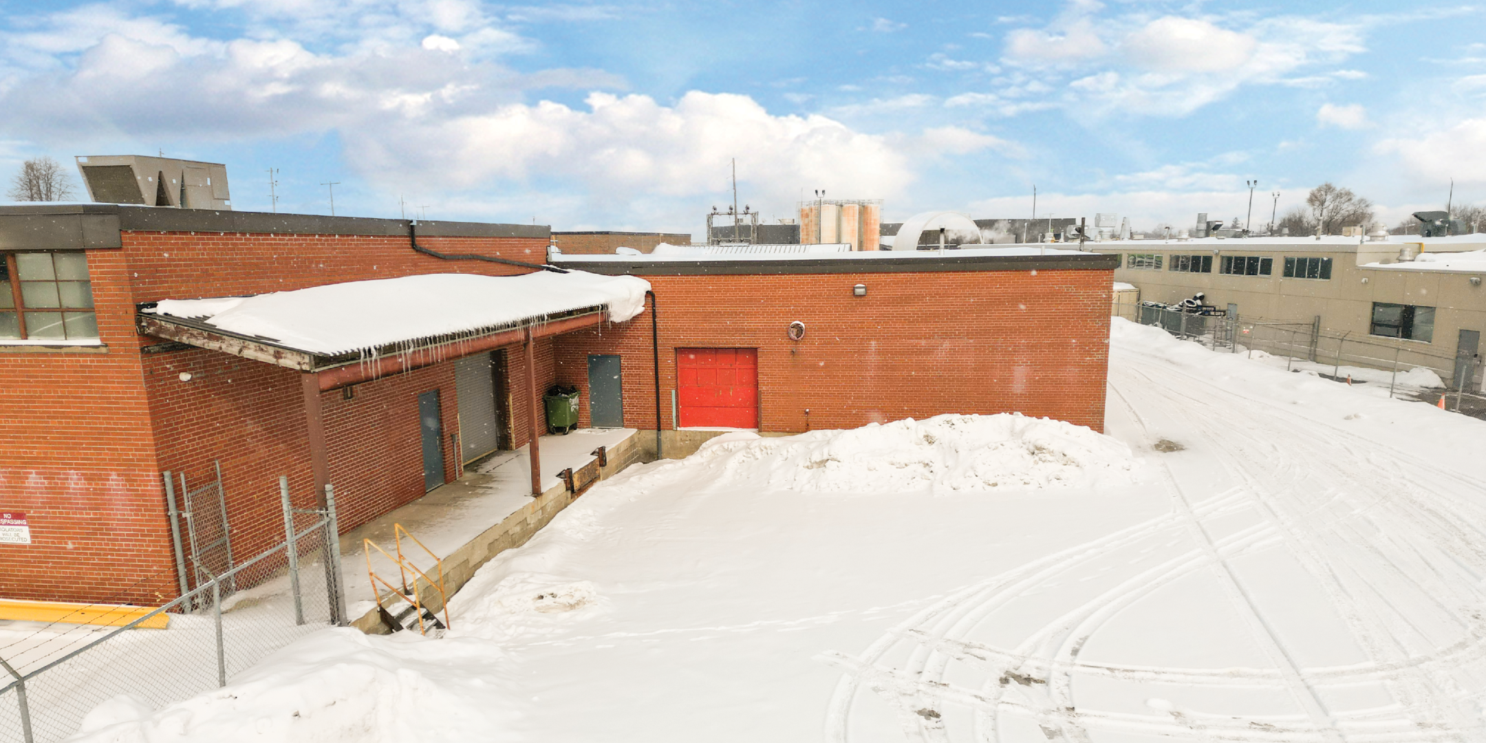 168 Rexdale Blvd shipping door