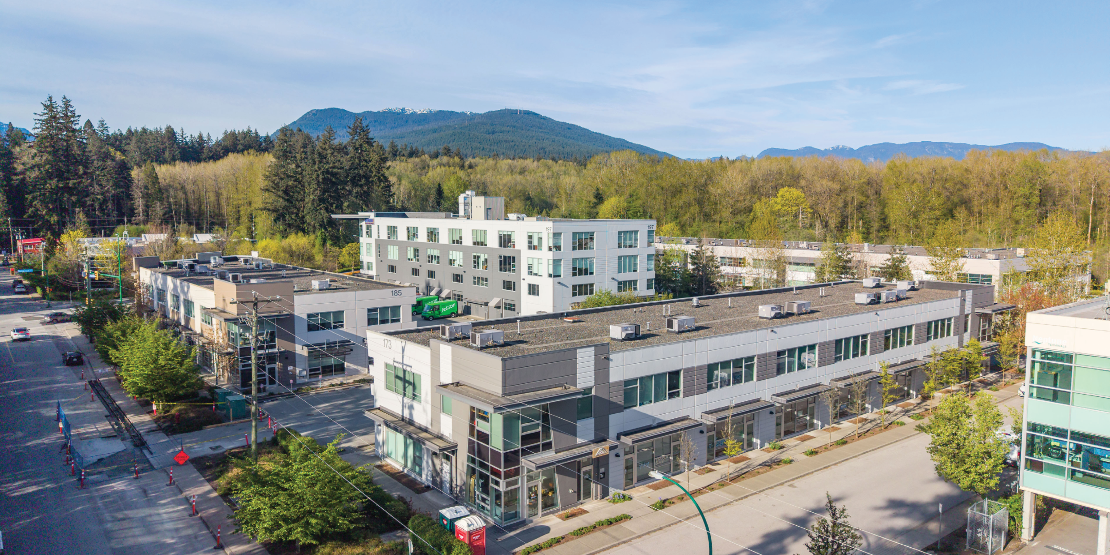 173 Forester Street aerial building exterior 