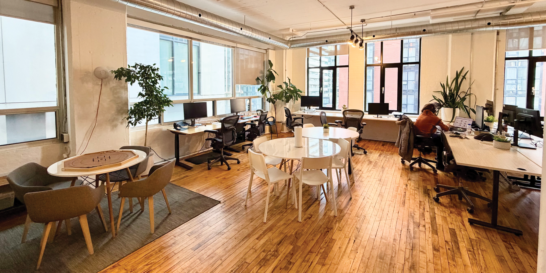 317 Adelaide Street W bright open office with desks and plants