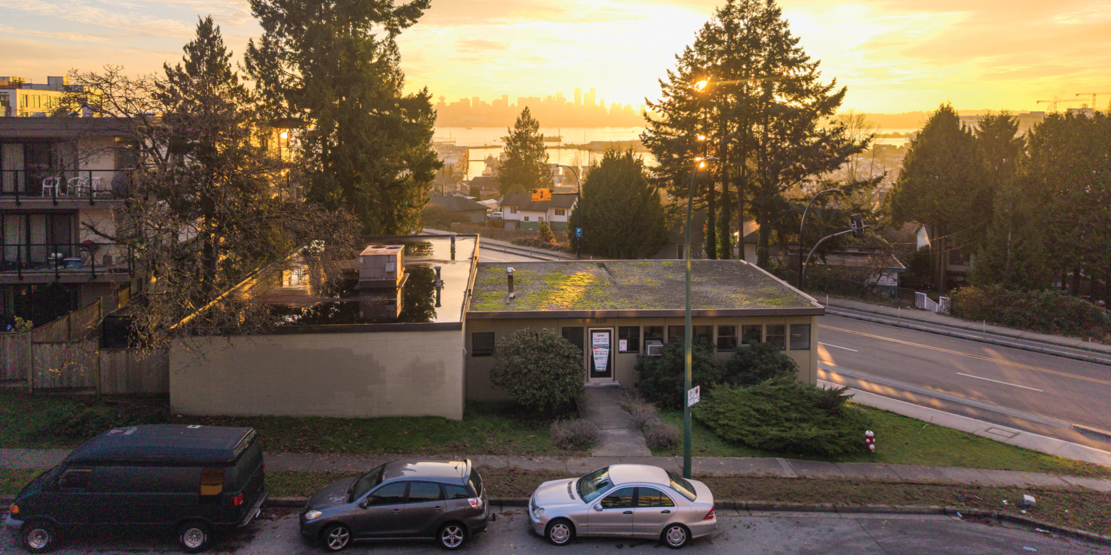 339 2nd Street W aerial showing main entrance