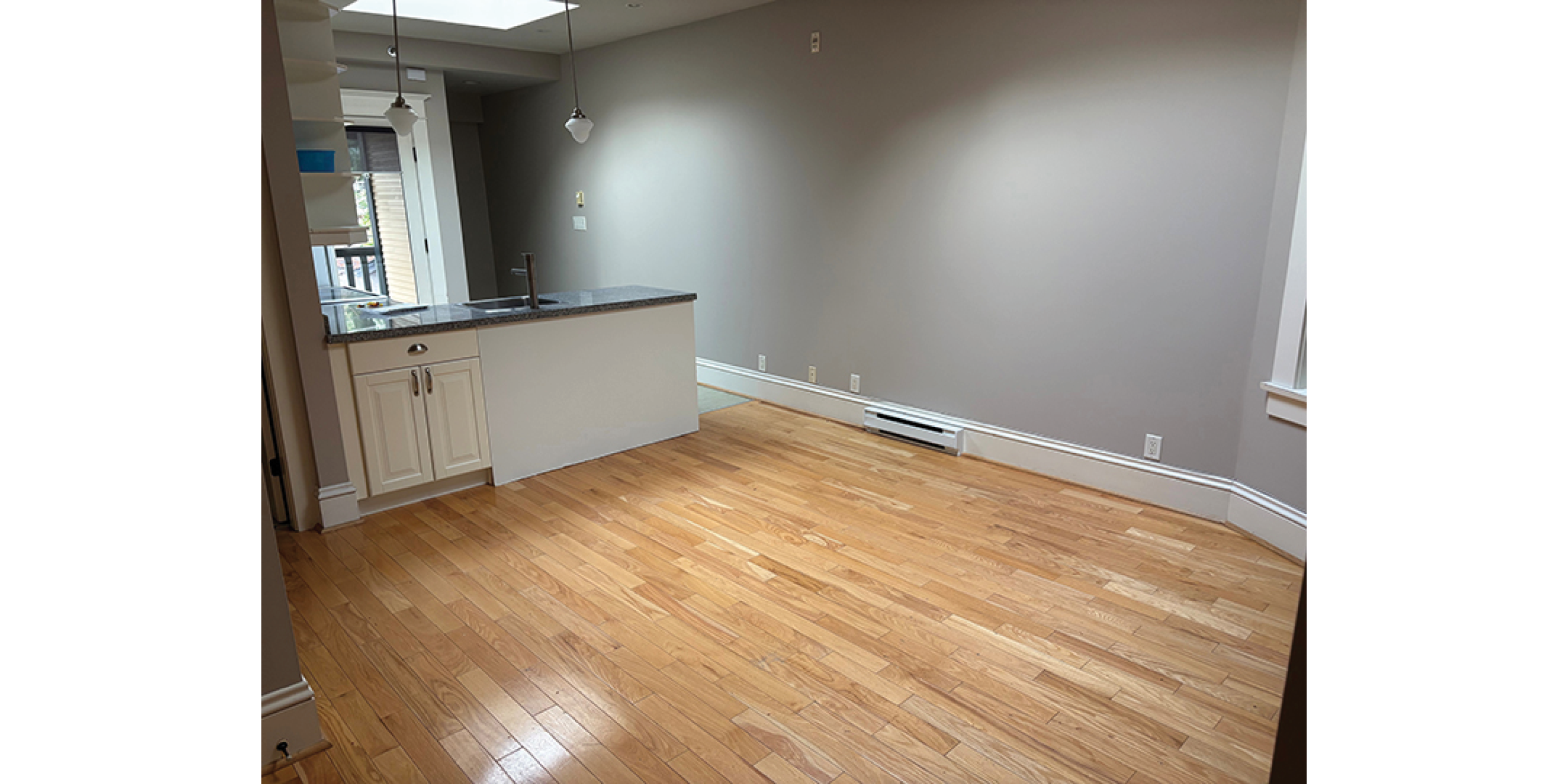 3589-3599 Commercial Street interior kitchen area