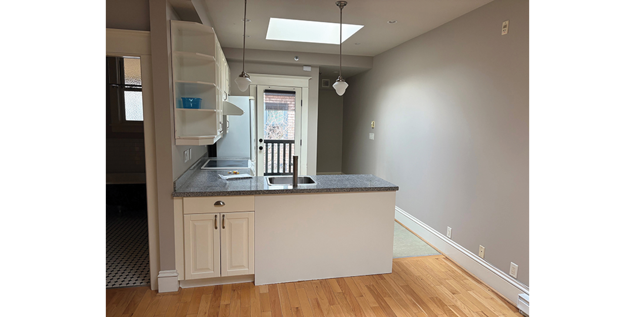 3589-3599 Commercial Street interior kitchen area