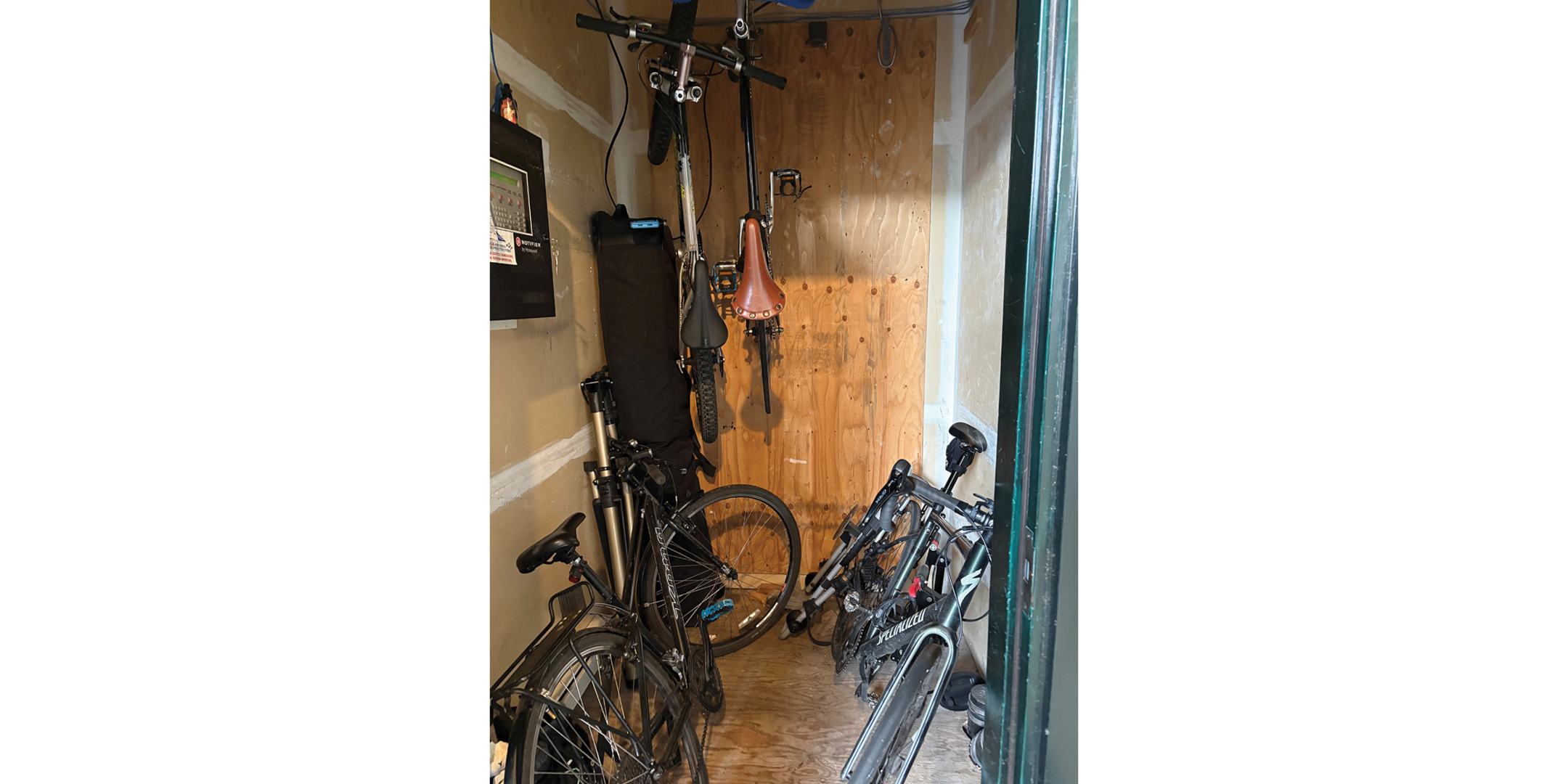 3589-3599 Commercial Street interior storage area