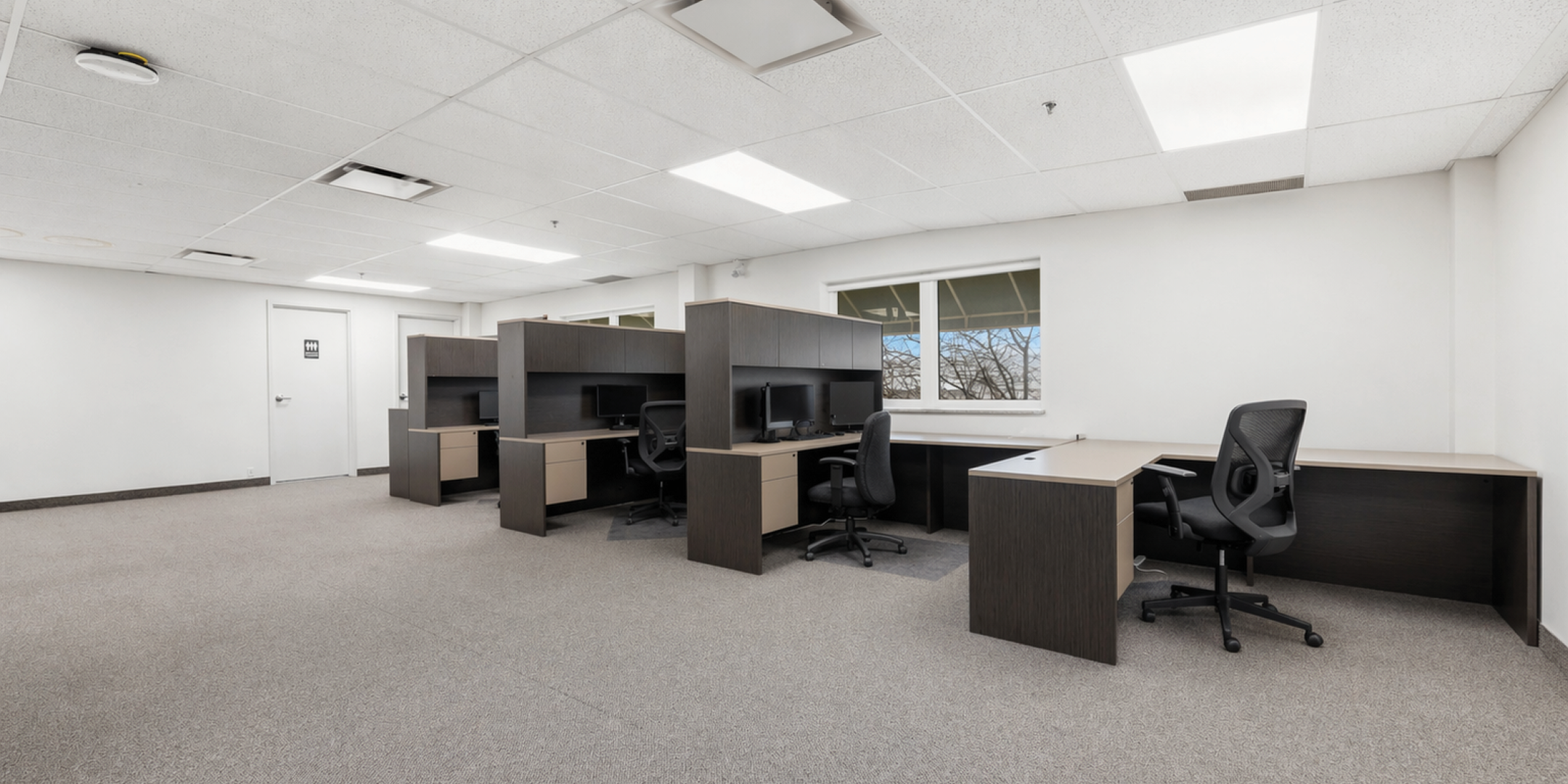 Office area with desks