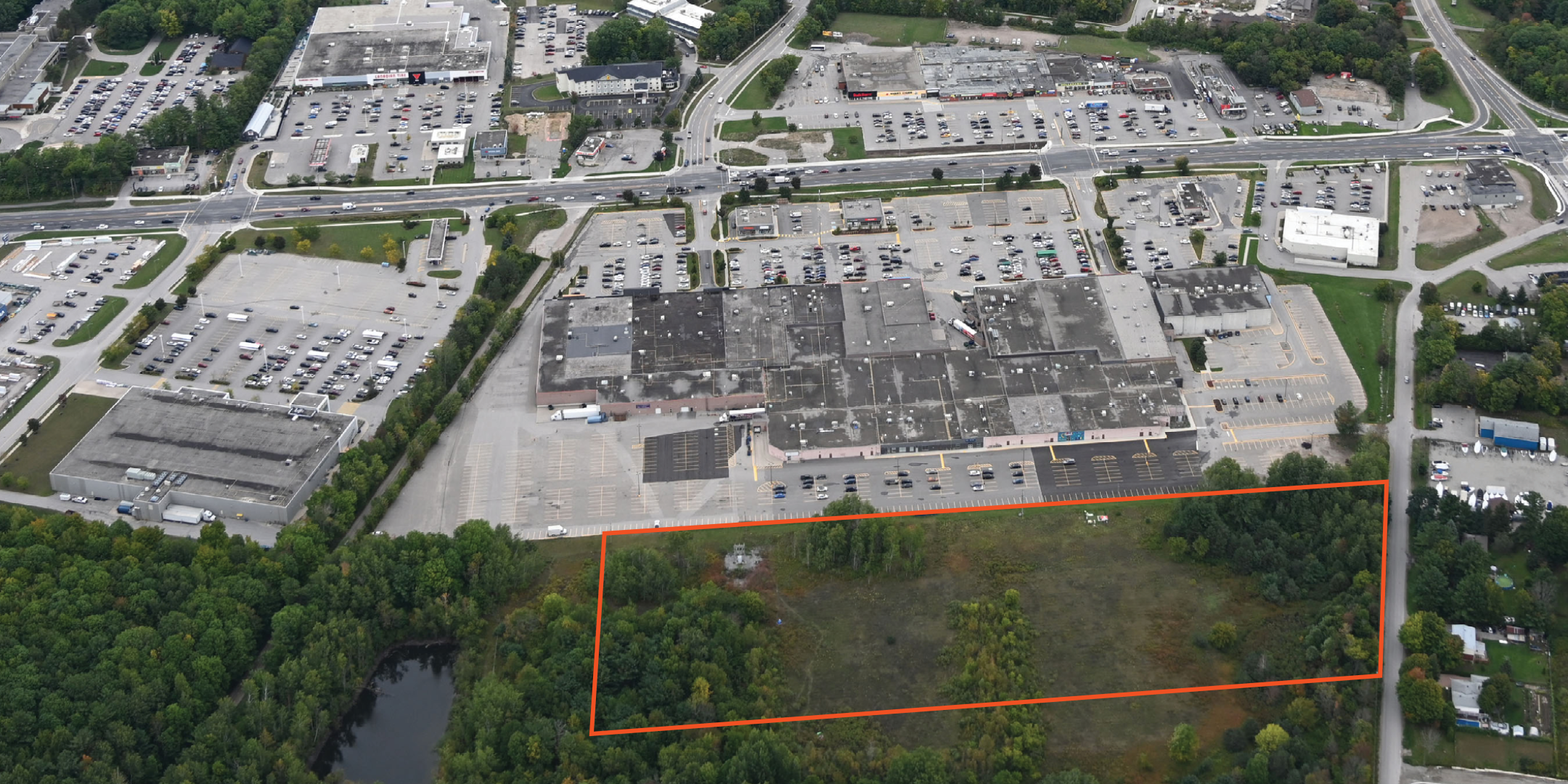 9226 County Road 93 Aerial with outline