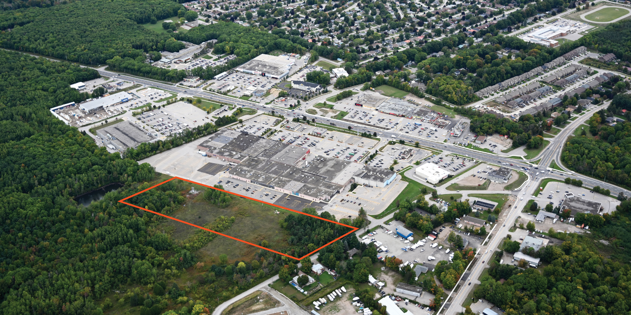 9226 County Road 93 Aerial with outline