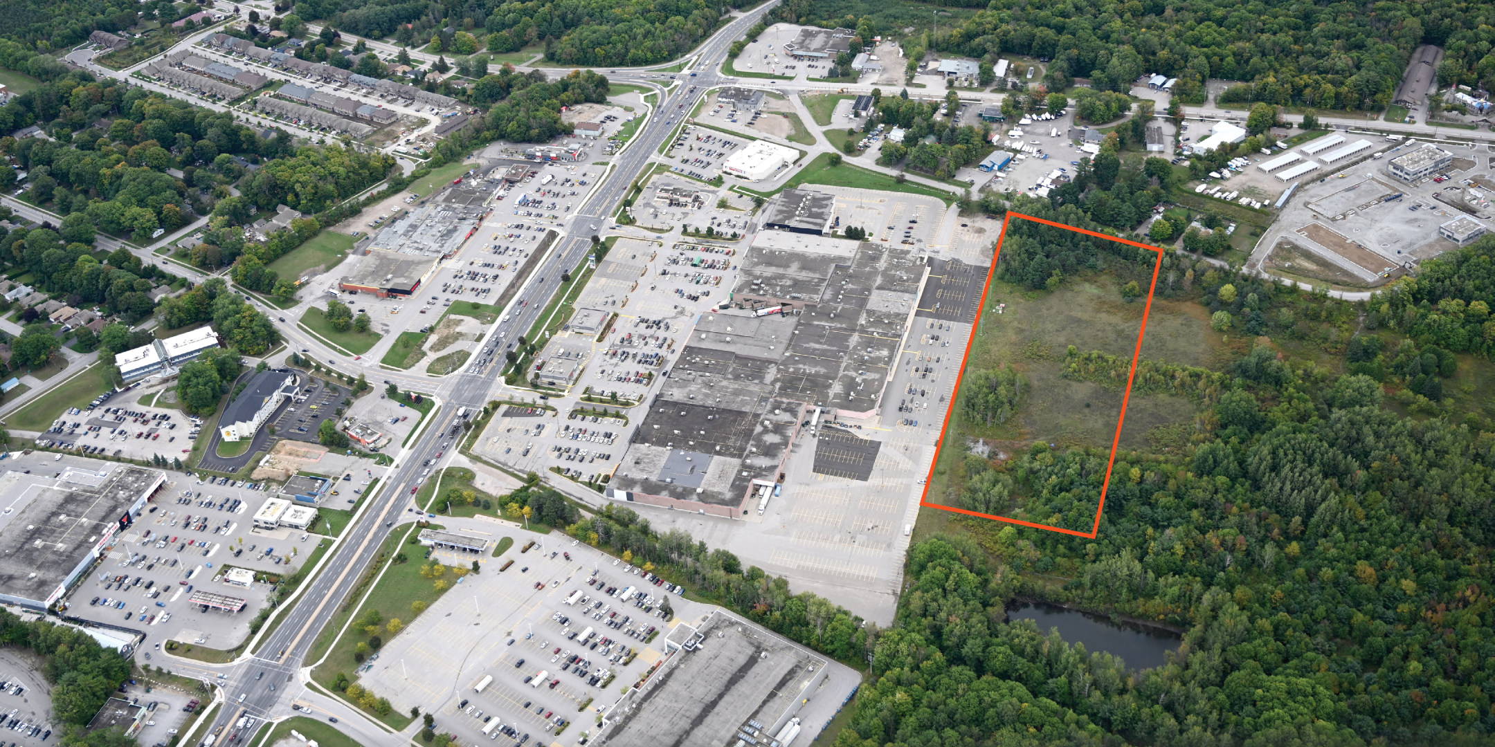 9226 County Road 93 Aerial with outline