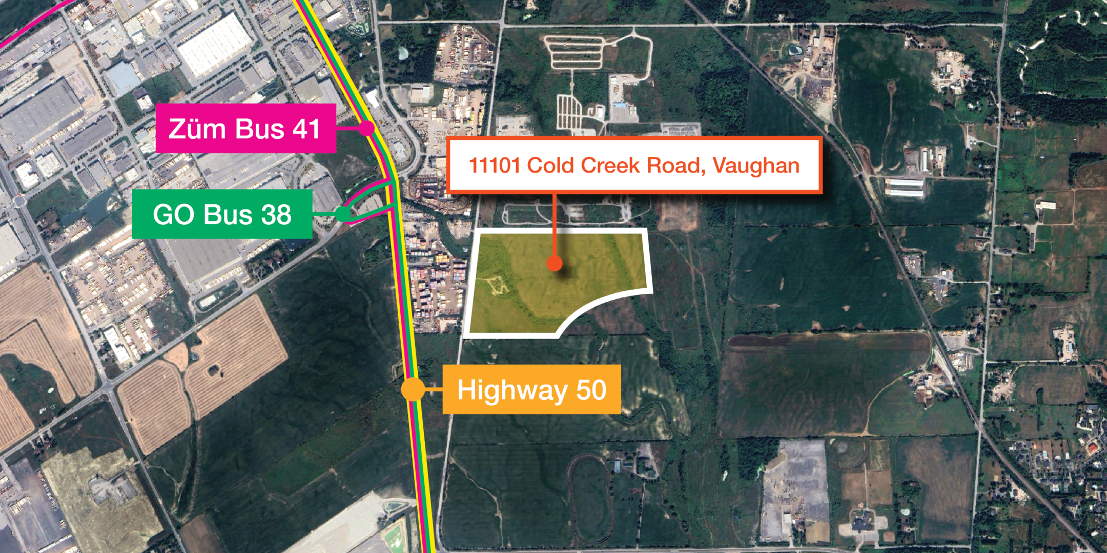 11101 Cold Creek Road Aerial 