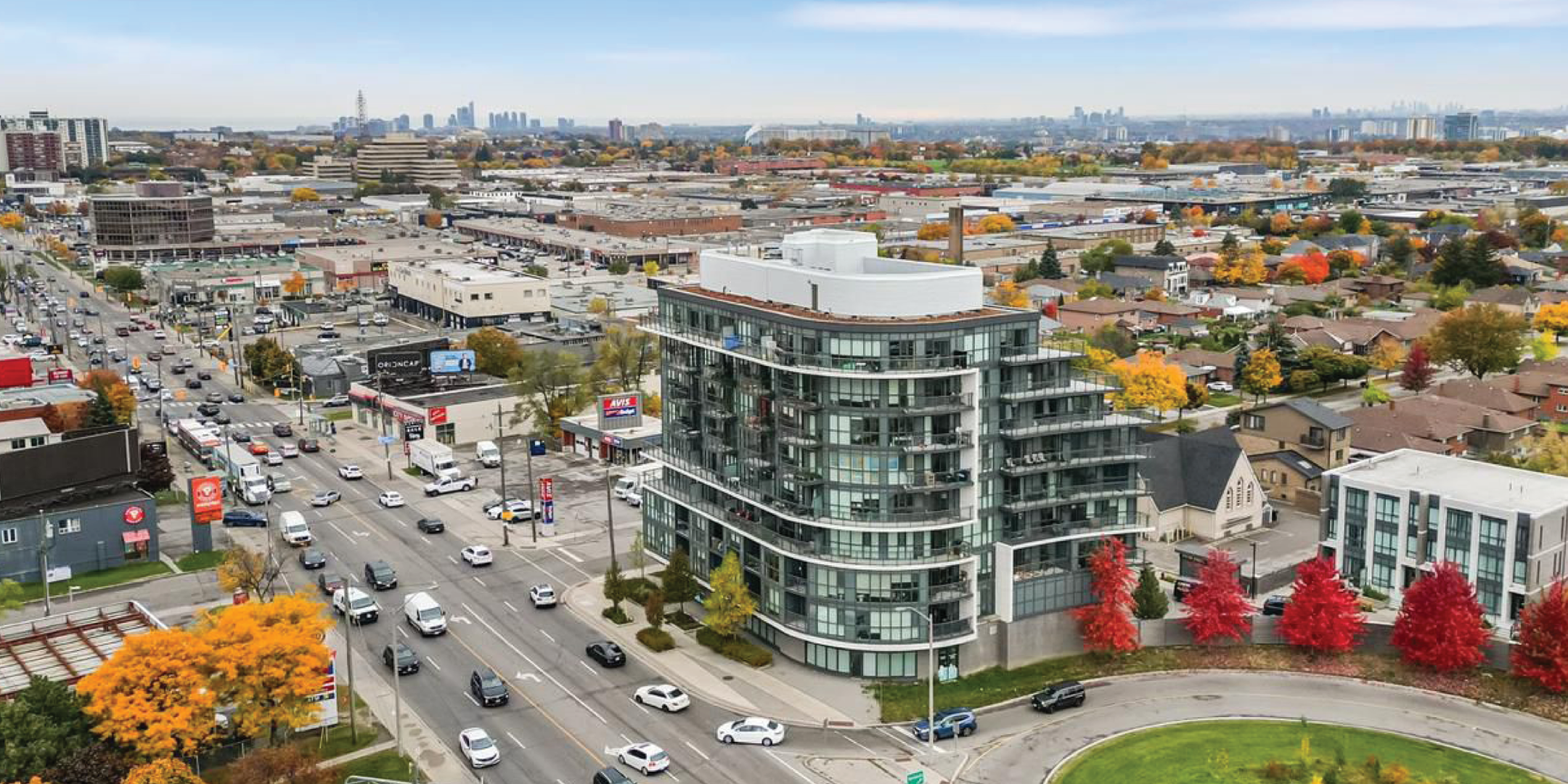 16 McAdam Ave Building Aerial Photo