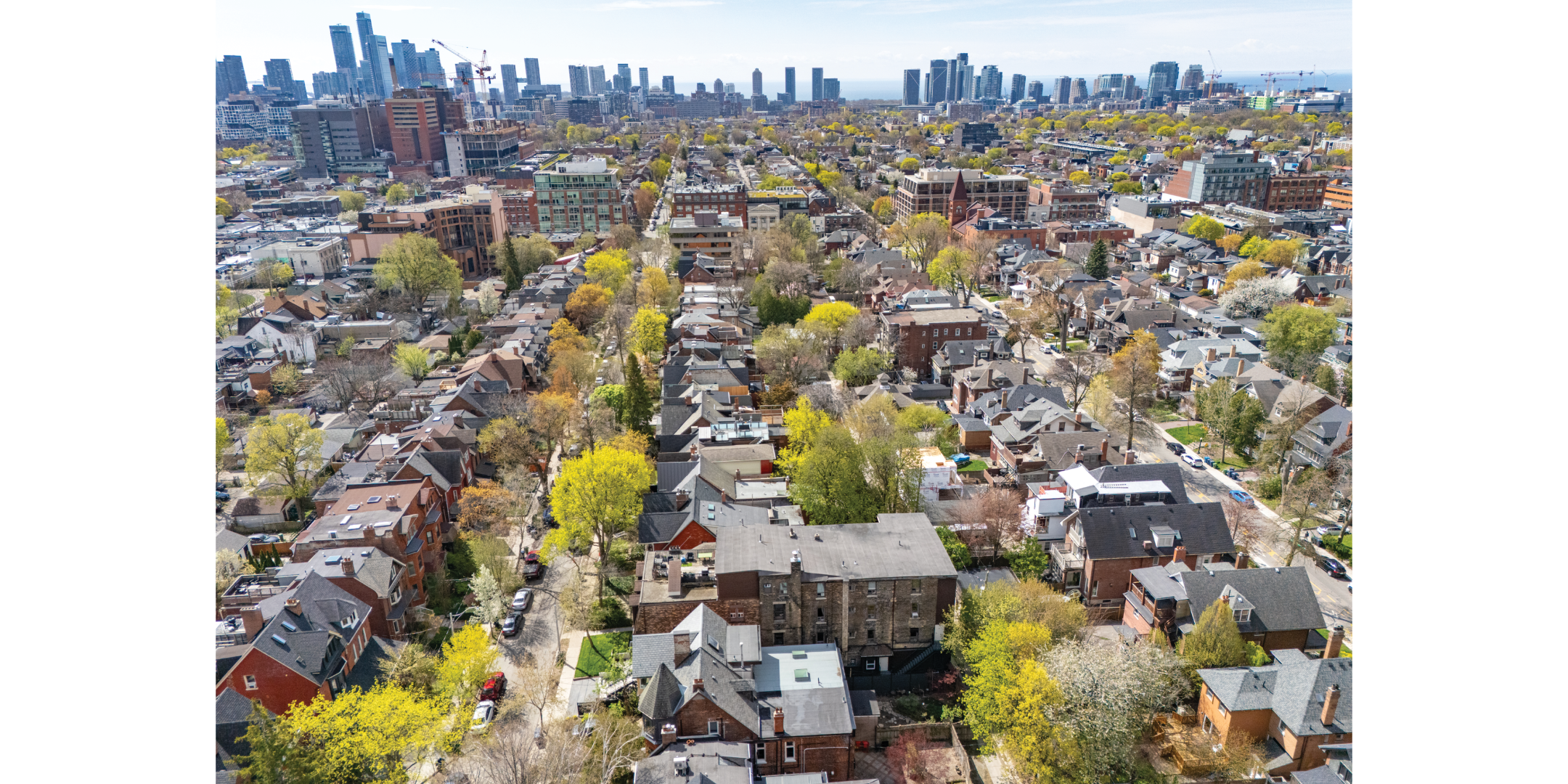 378 Markham Street Aerial Shot of the Neighbourhood