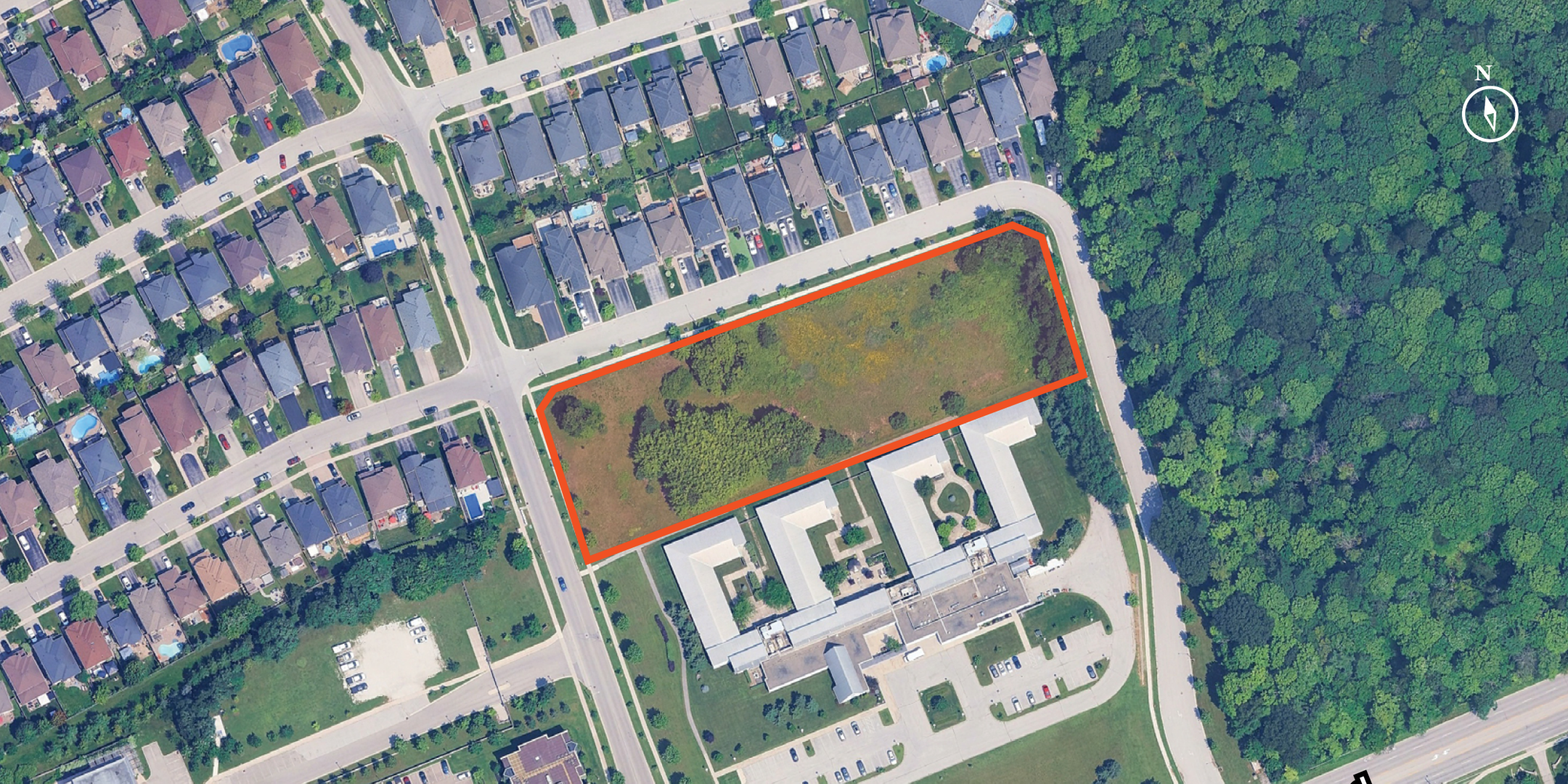 41 Royal Parkside Drive Development Land with Orange Property Outline