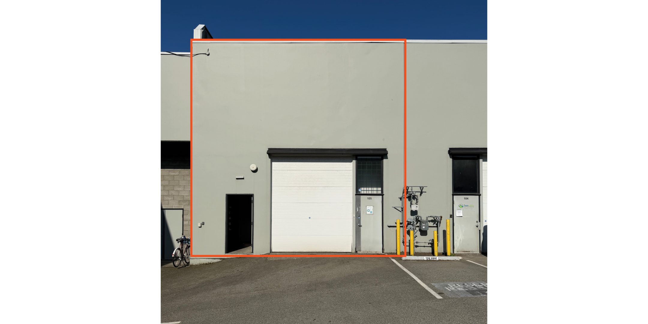 980 West 1st Street building with outline