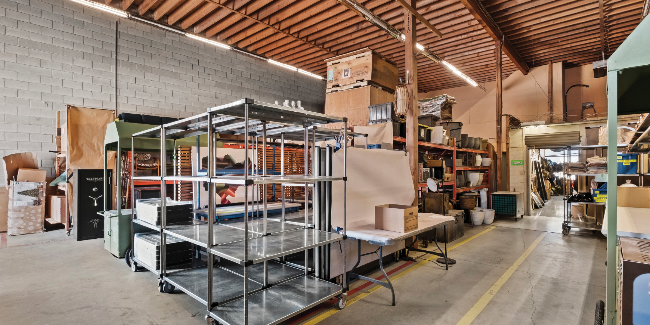 Interior of 1088 Roosevelt Crescent showing a storage area