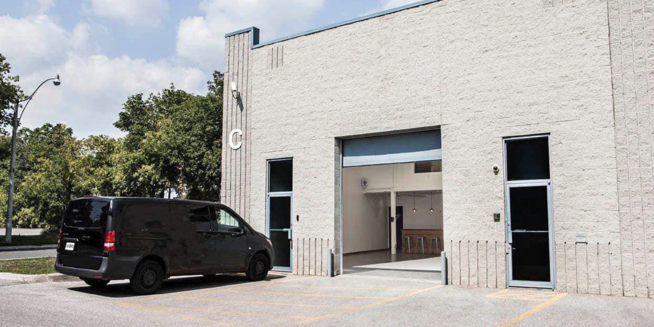 1444 Dupont Street building entrance exterior 