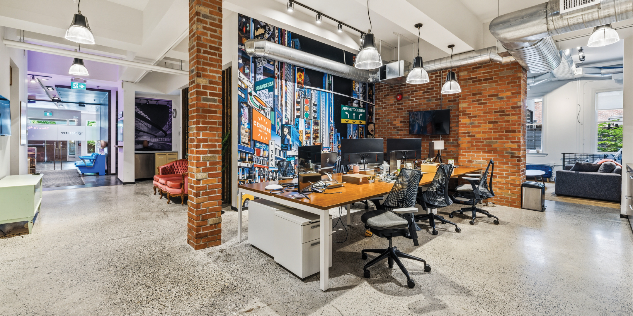 14 Birch working desks 