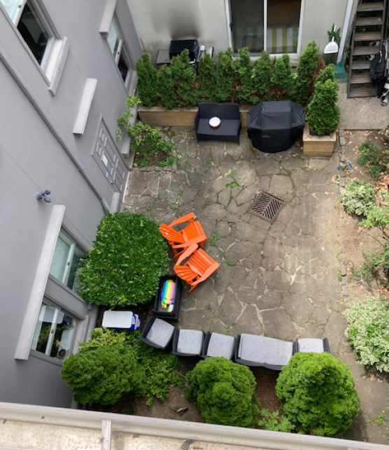 14 Birch Avenue Garden Aerial Shot