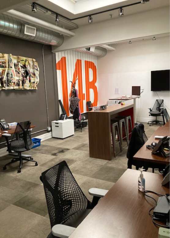 14 Birch Avenue works stations open space