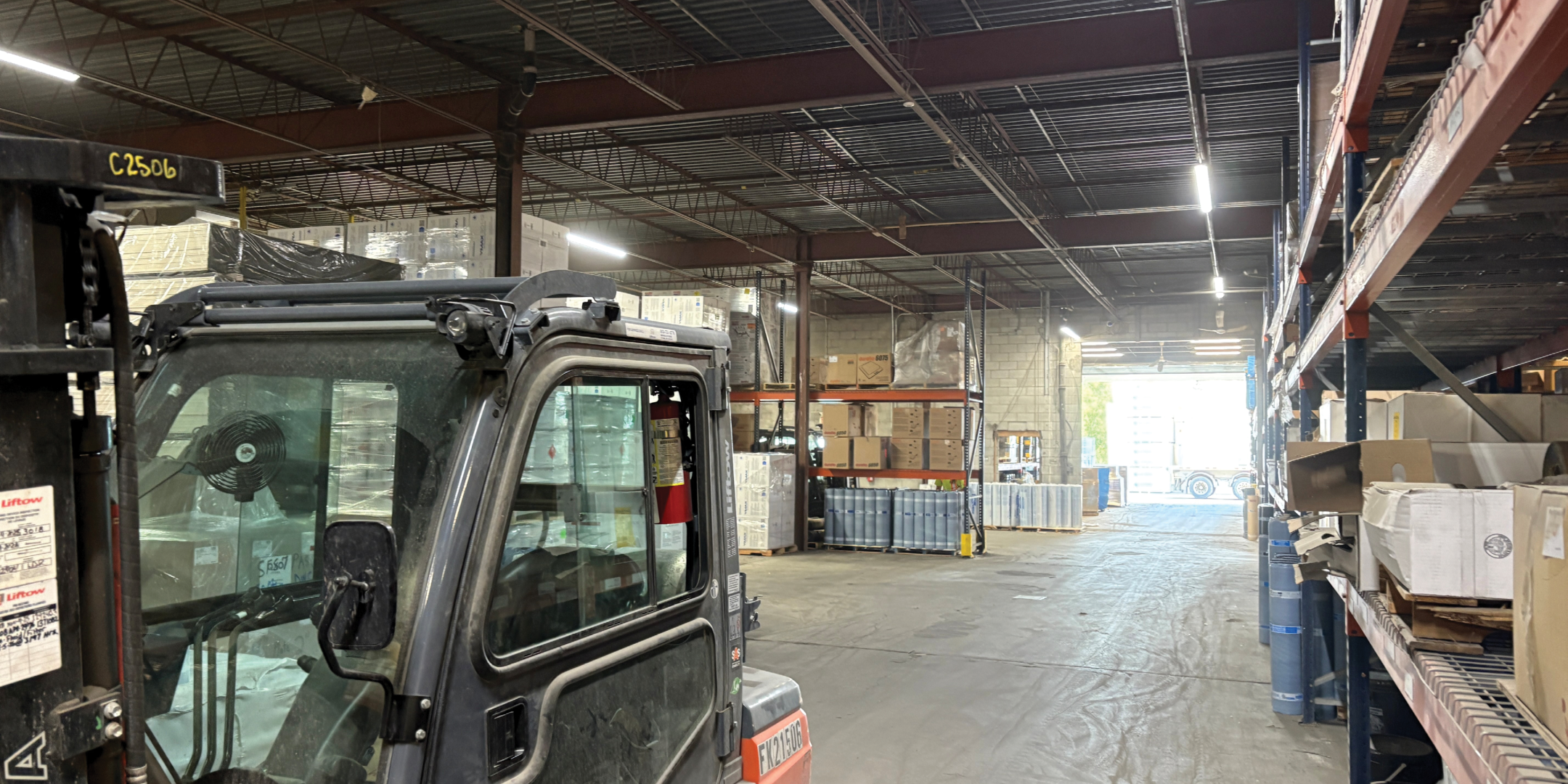 2810 Sheffield Road Interior Warehouse Area