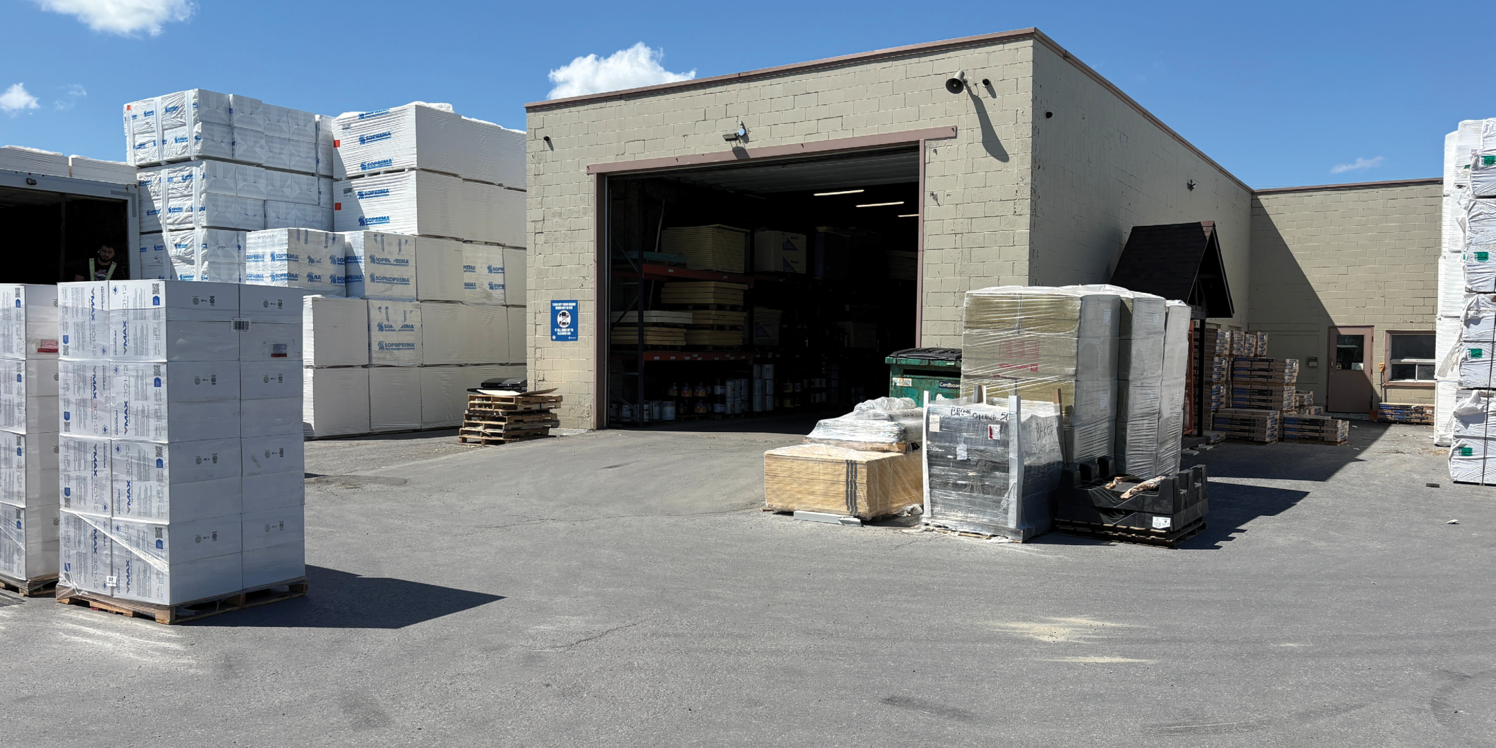 2810 Sheffield Road Shipping Area with Shipping Door