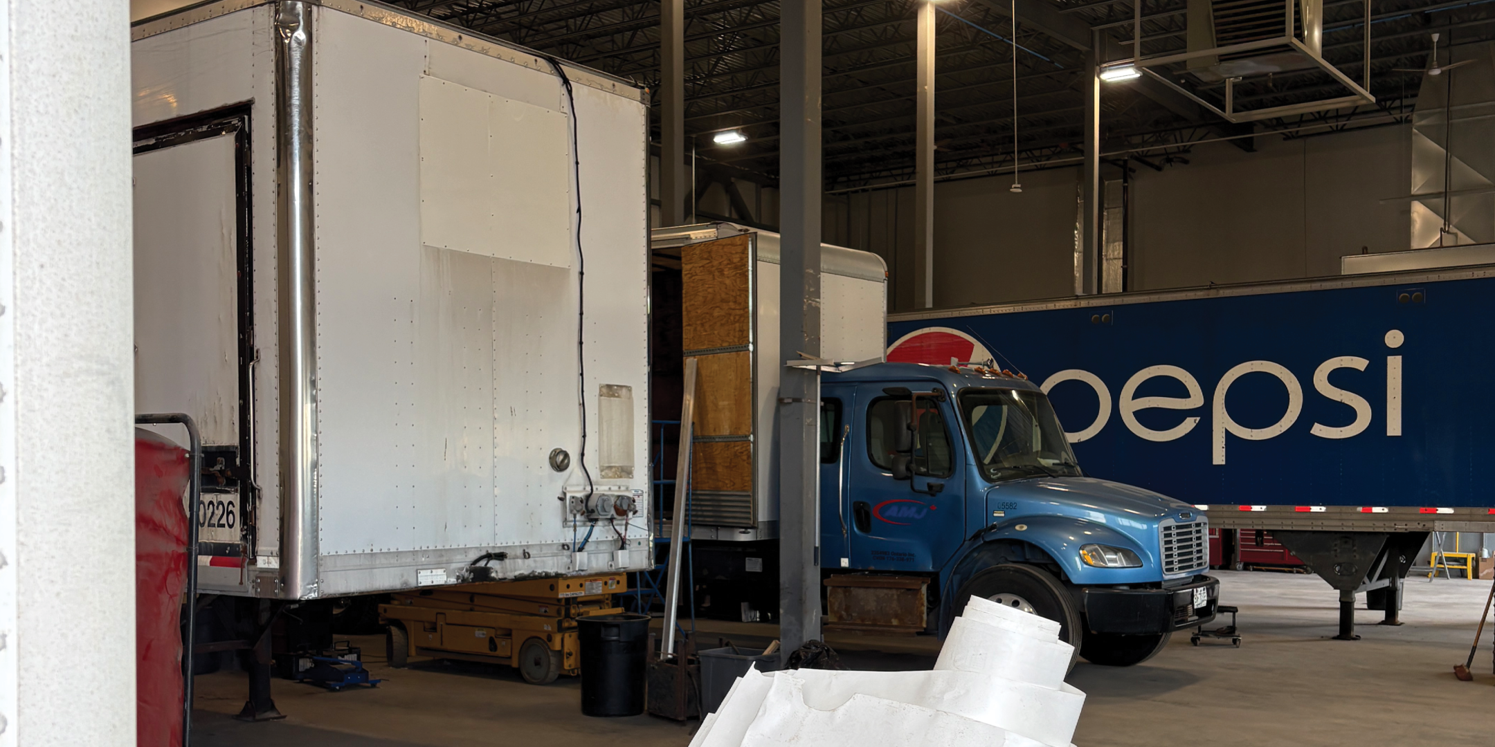 560 Echo Street interior warehouse area