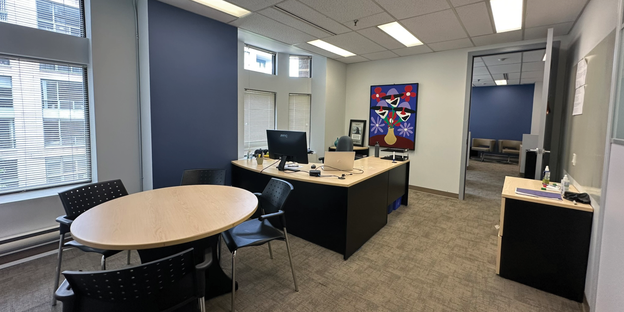 95 King St E includes an open concept office workspace