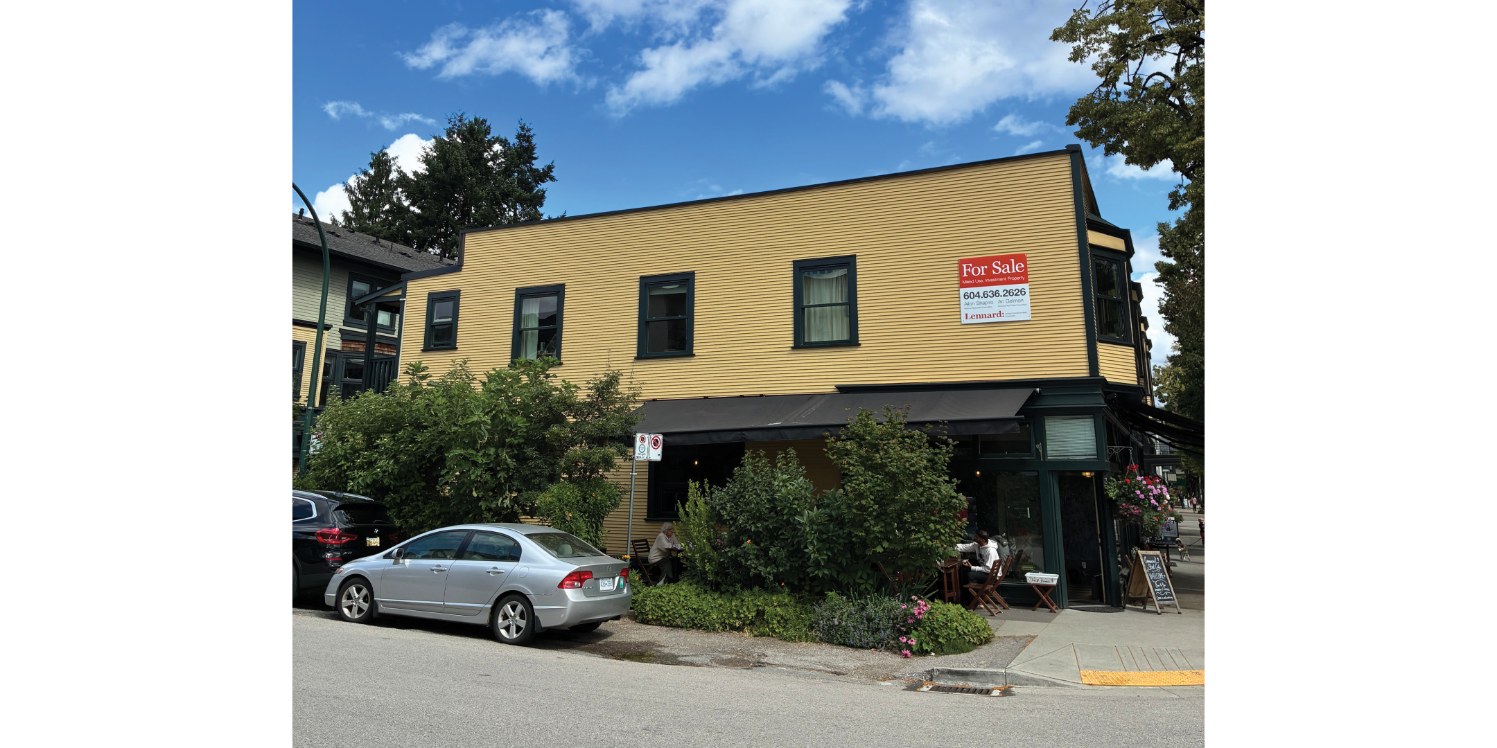 Back view of 3589-3599 Commercial Street building
