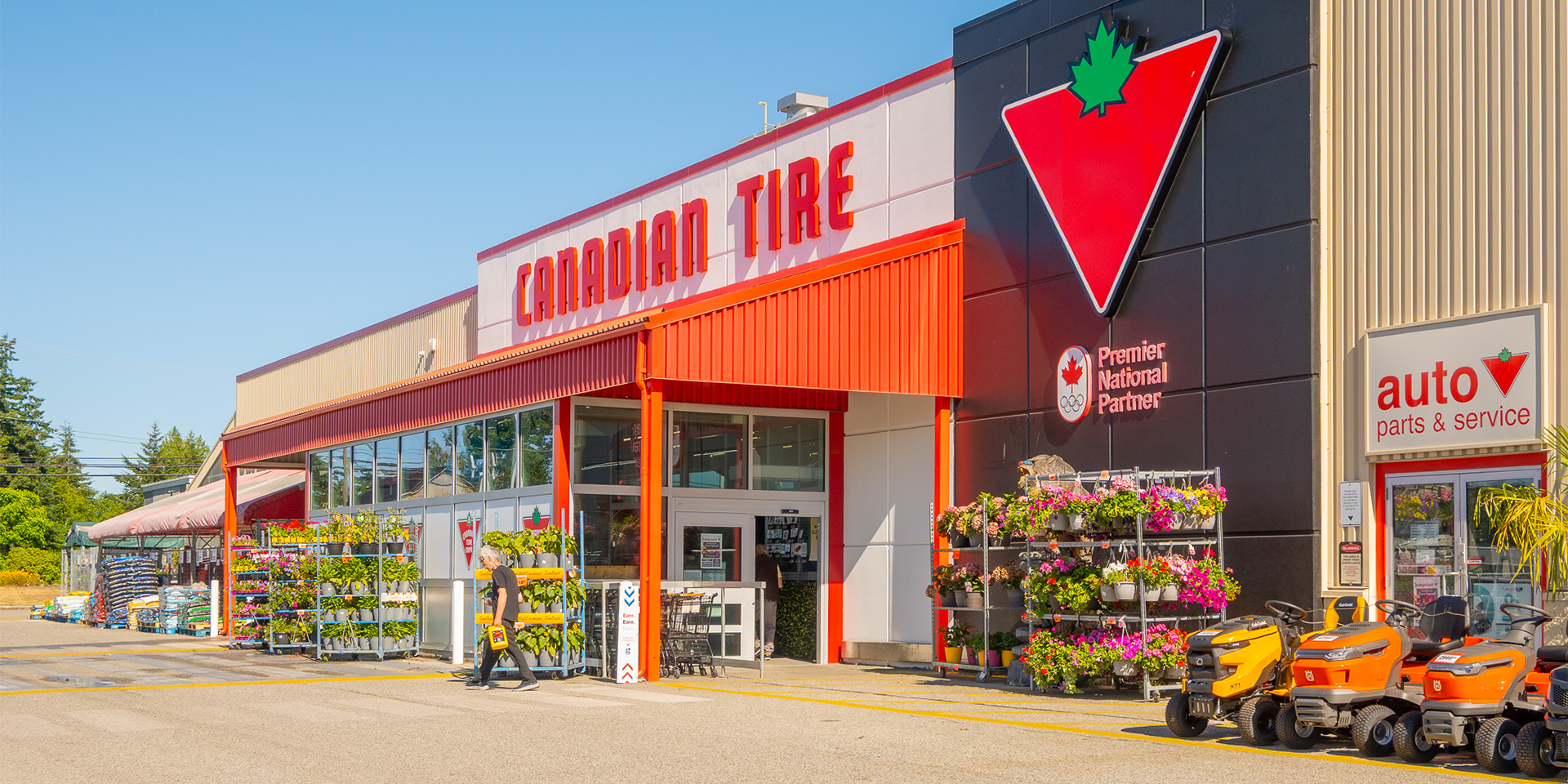 Exterior view of Canadian Tire