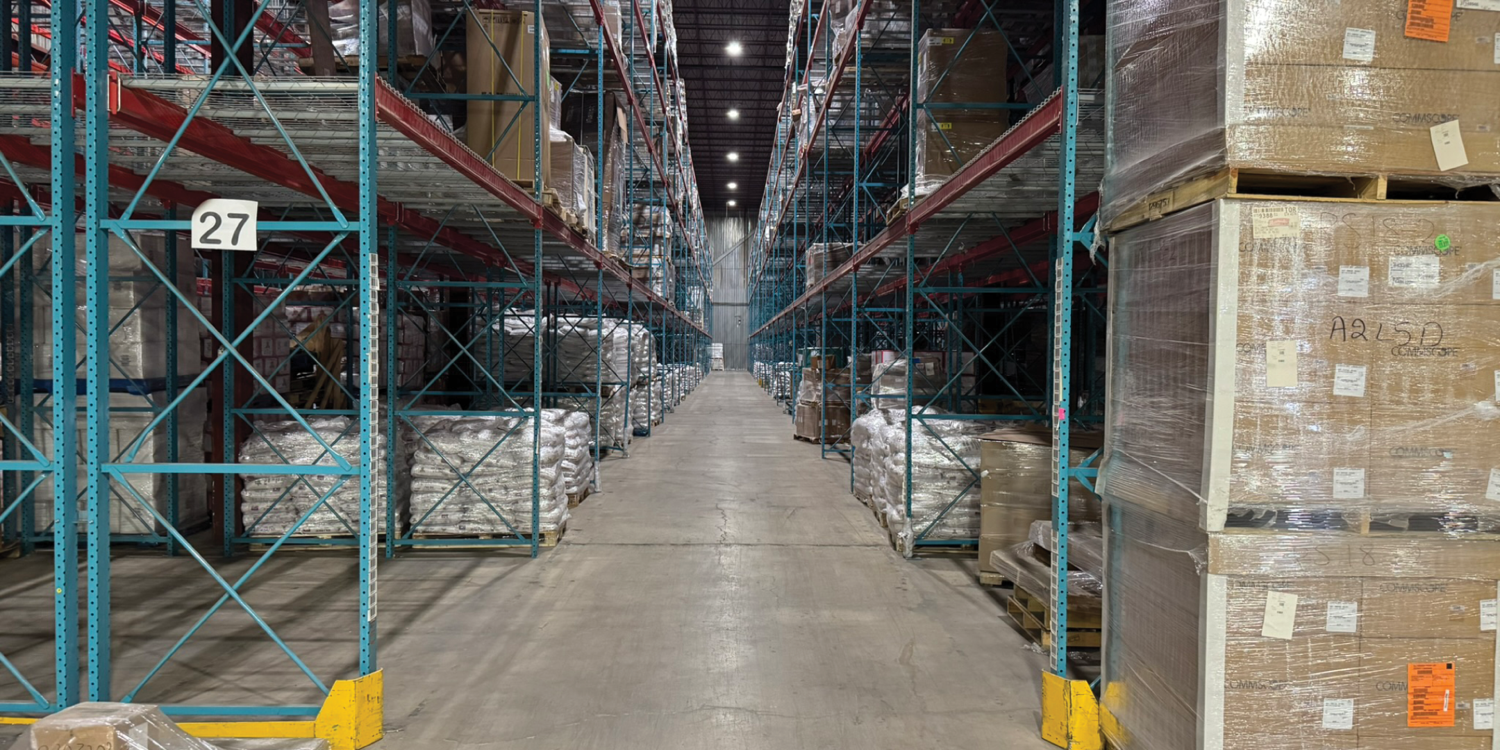 5 Copper Road Industrial Building in Brampton, ON Interior Warehouse Racking/Storage