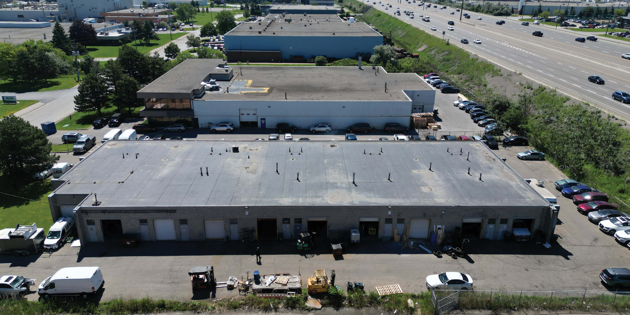 6A Tilbury Court Aerial Photo with Drive-in Doors