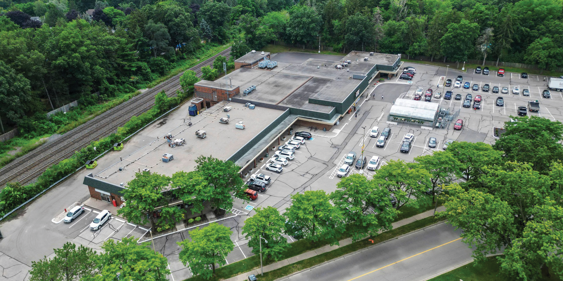 1150 Lorne Park Road Aerial Shot