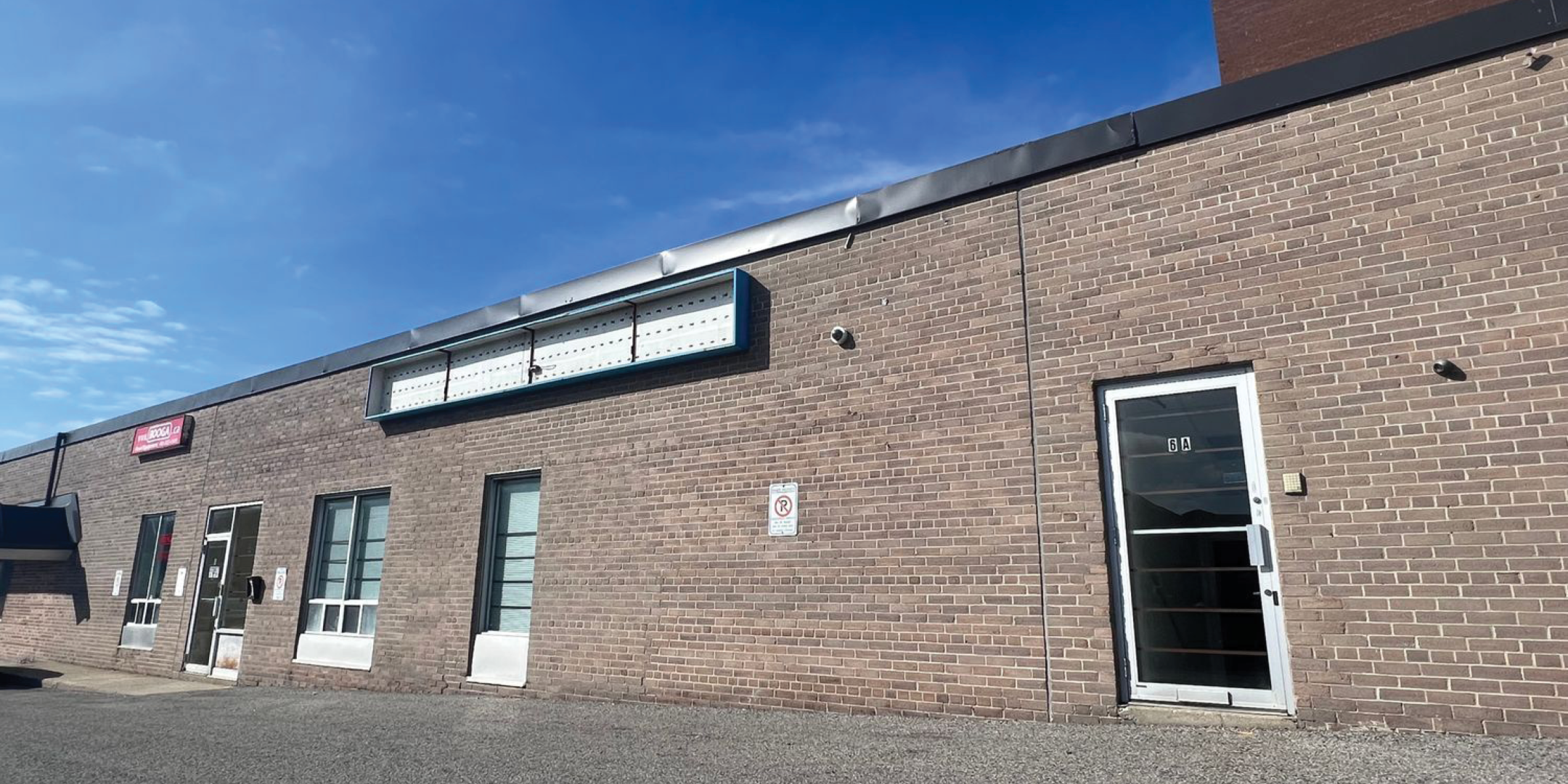 front of the building showing doors