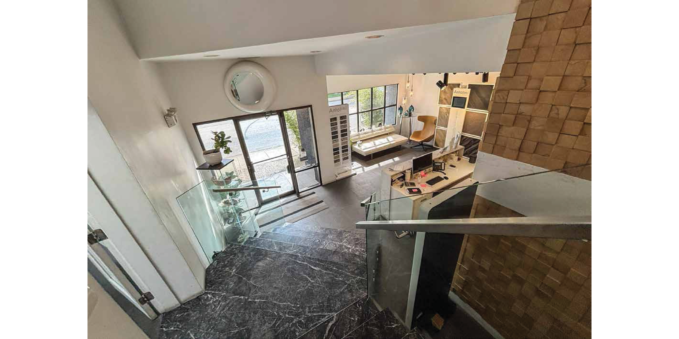 117 West 5th Avenue building interior main floor showing main entrance