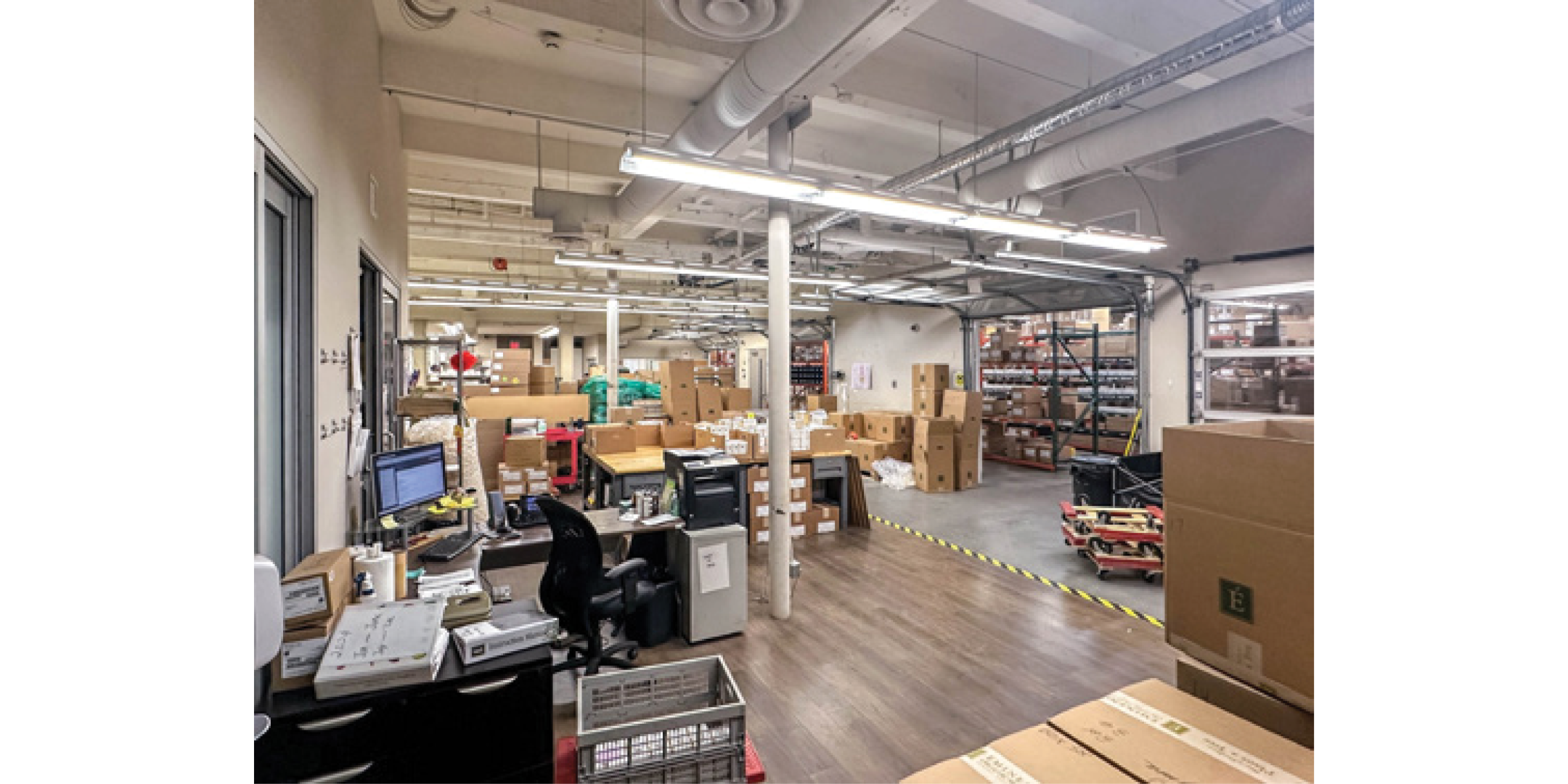 153 West 6th Avenue interior warehouse