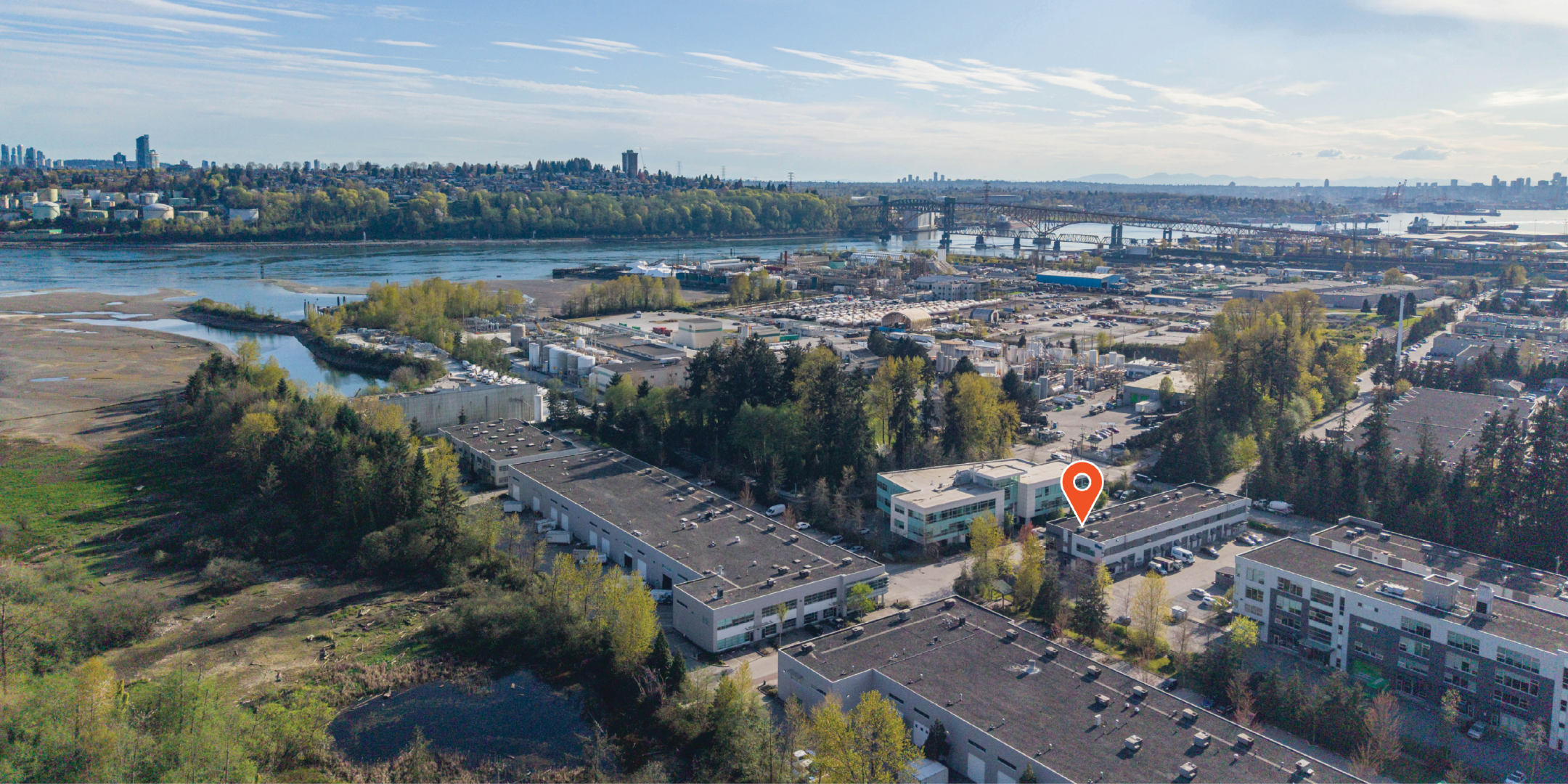 173 Forester Street aerial view of building with property outlined