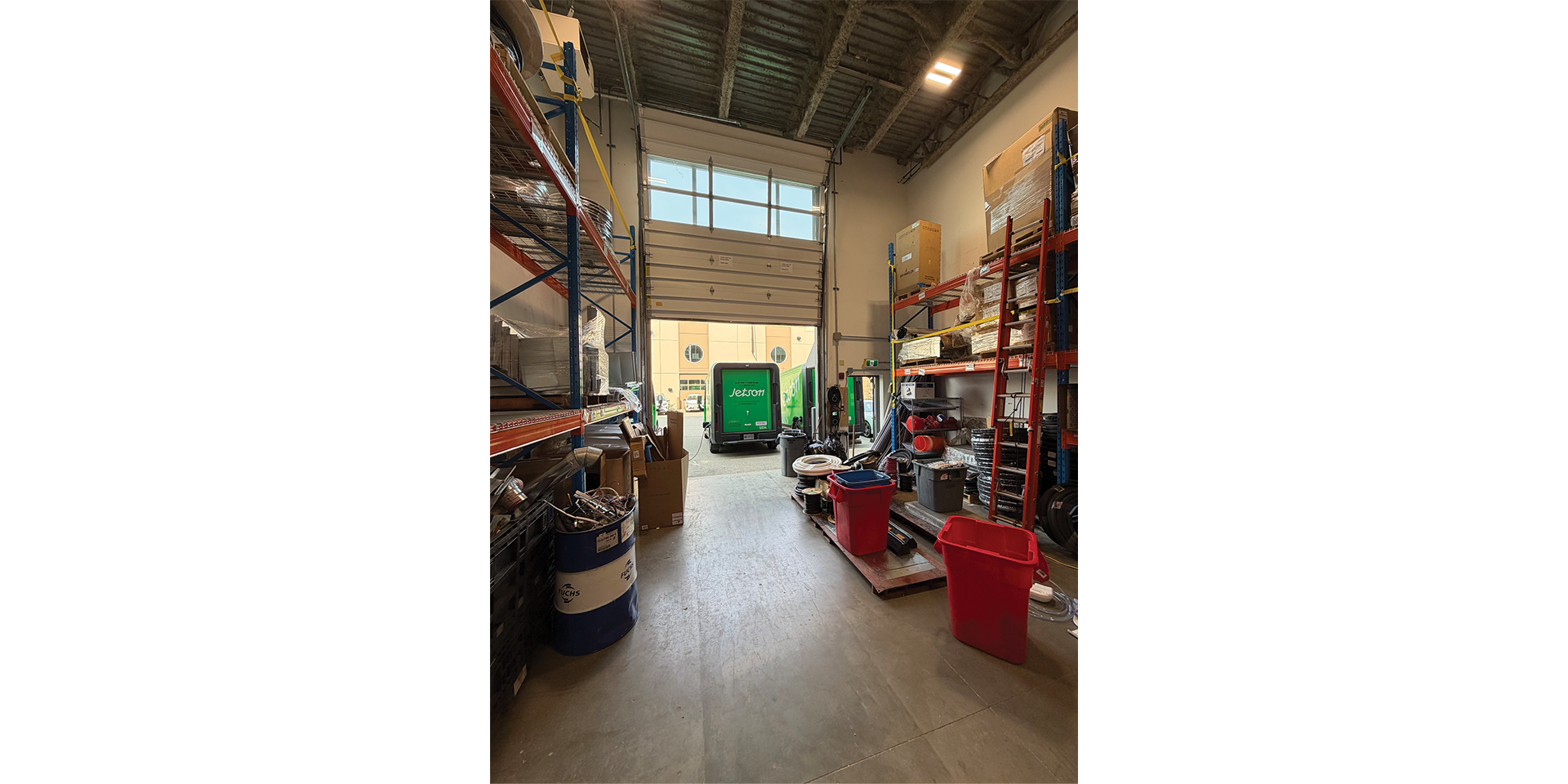 197 Forester Street interior space and loading door