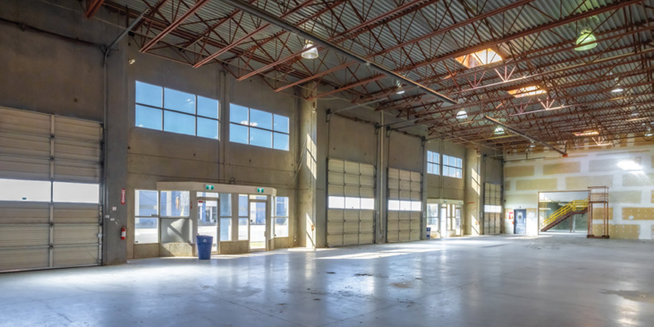 19947 101 Avenue warehouse area with shipping doors