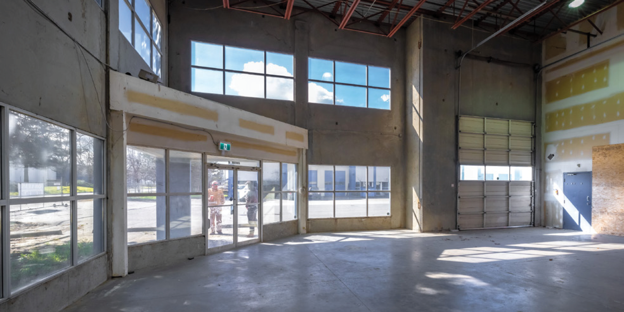 19947 101 Avenue warehouse entrance with shipping door