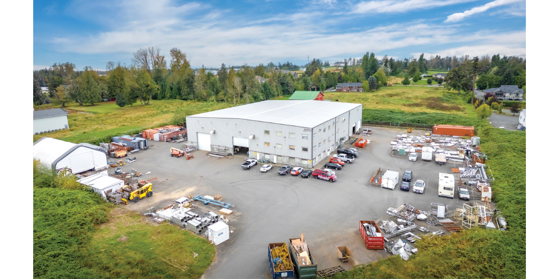 29781 Fraser Highway building exterior showing main entrance and parking