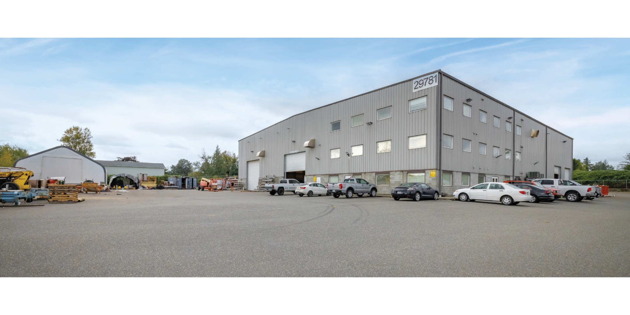 29781 Fraser Highway building exterior showing main entrance and parking