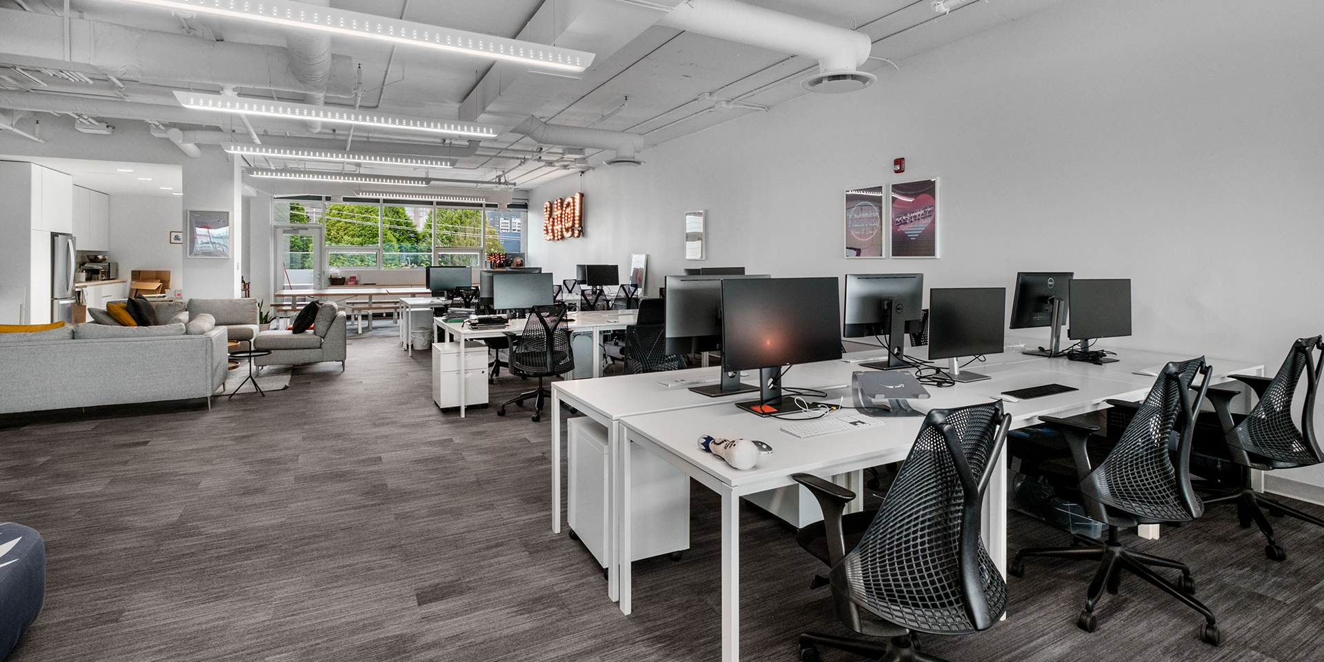 34 West 7th Avenue building interior open office space