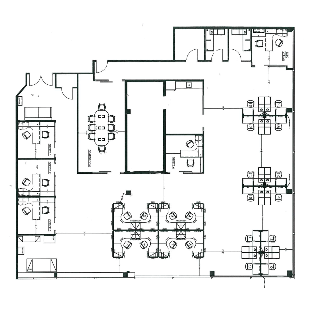 5420 North Service Road - Floor Plan